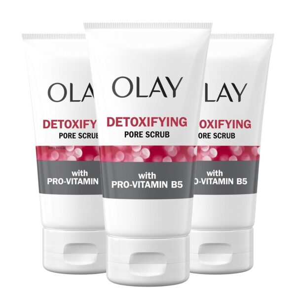 Facial Cleanser by Olay Regenerist, Detoxifying Pore Scrub & Exfoliator, 5 Oz (Pack of 3) - Image 9