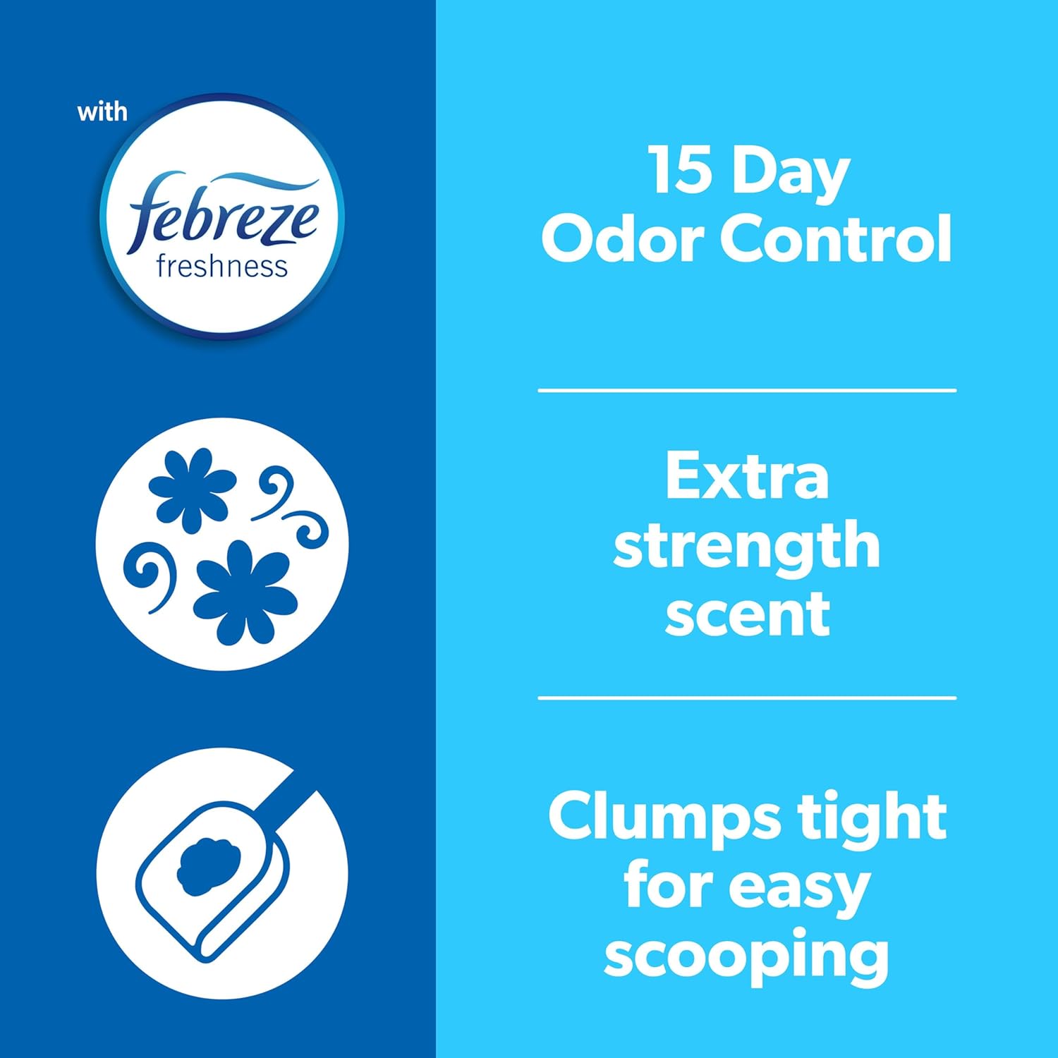 Fresh Step Extreme Clumping Litter With Febreze Freshness, Mountain Spring Scent Clumping Cat Litter With Guaranteed Odor Control, 14 lb. Box - Image 7