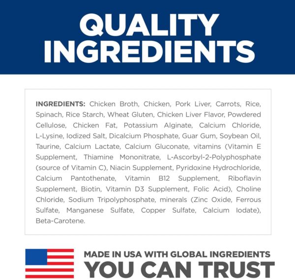 Hill's Science Diet Healthy Cuisine, Adult 1-6, Great Taste, Wet Cat Food, Roasted chicken & Rice Stew, 2.8 oz Can, Case of 24 - Image 5