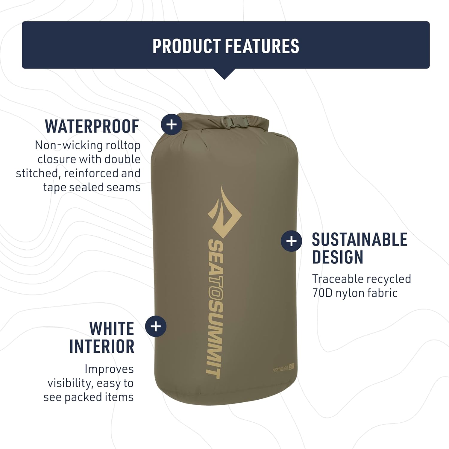 Sea to Summit Lightweight Dry Bag, Multi-Purpose Dry Storage - Image 5
