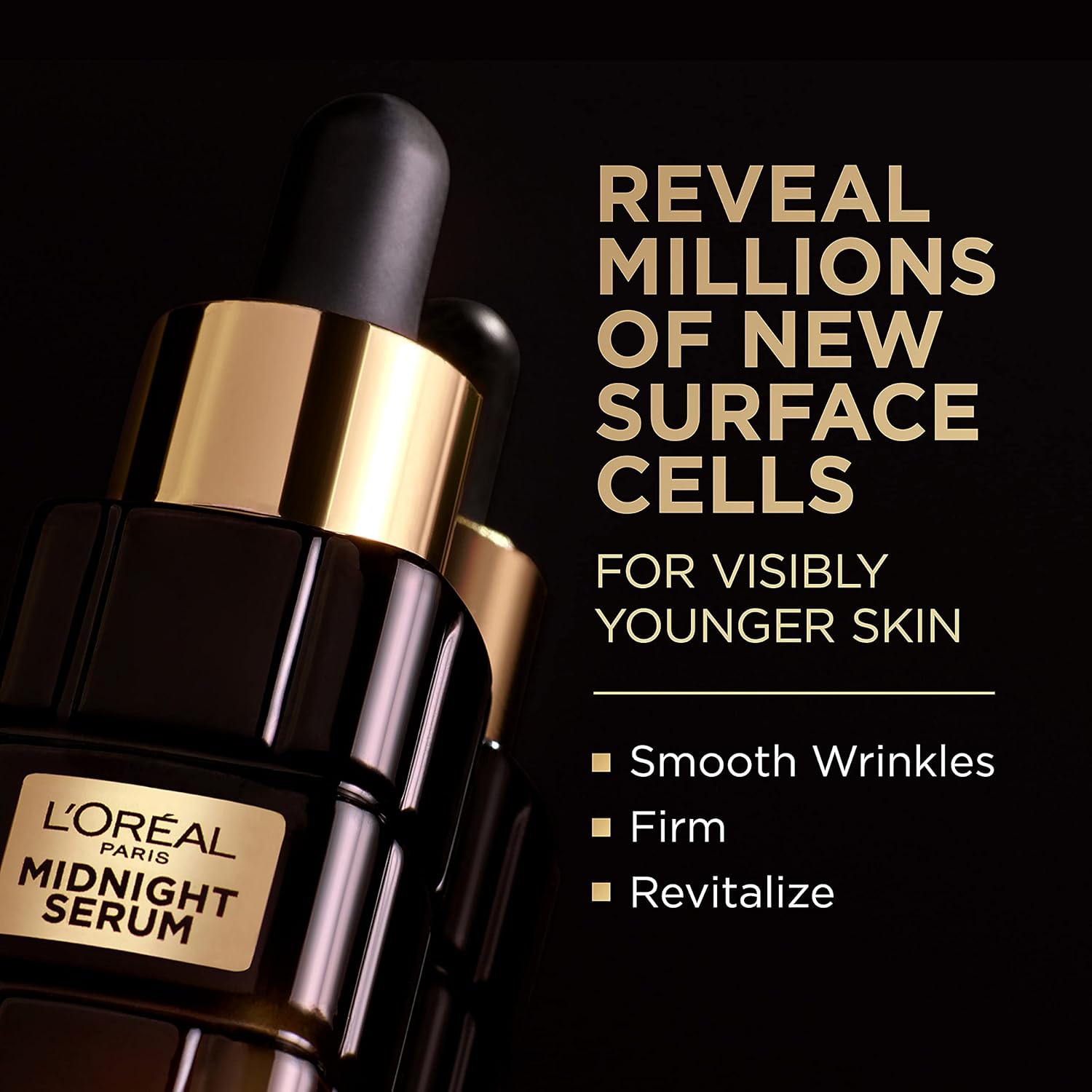 L'Oreal Paris Age Perfect Anti-Aging Midnight Face Serum, Reduce Wrinkles 1oz + Eye Cream Sample - Image 11