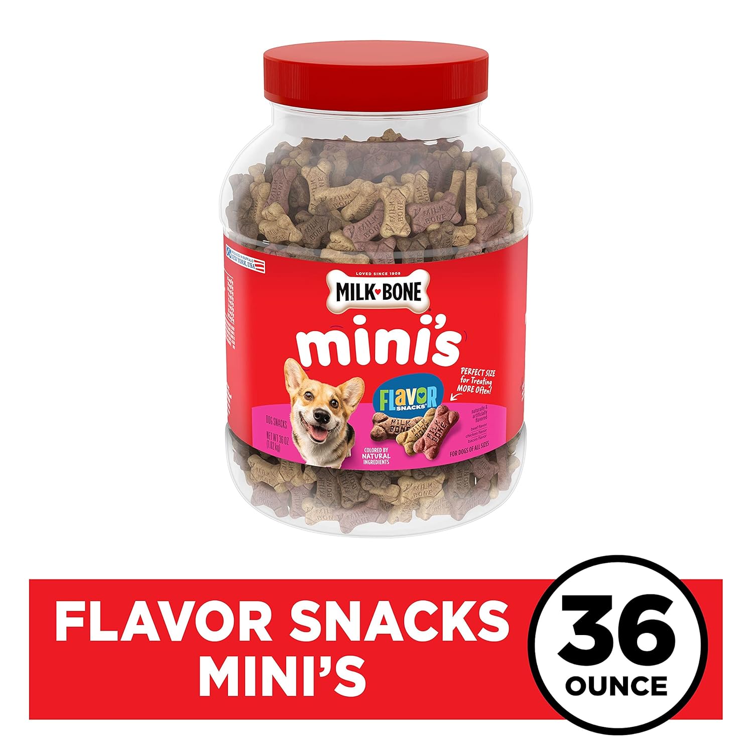 Milk-Bone Mini's Flavor Snacks Dog Treats, 36 Ounce - Image 2