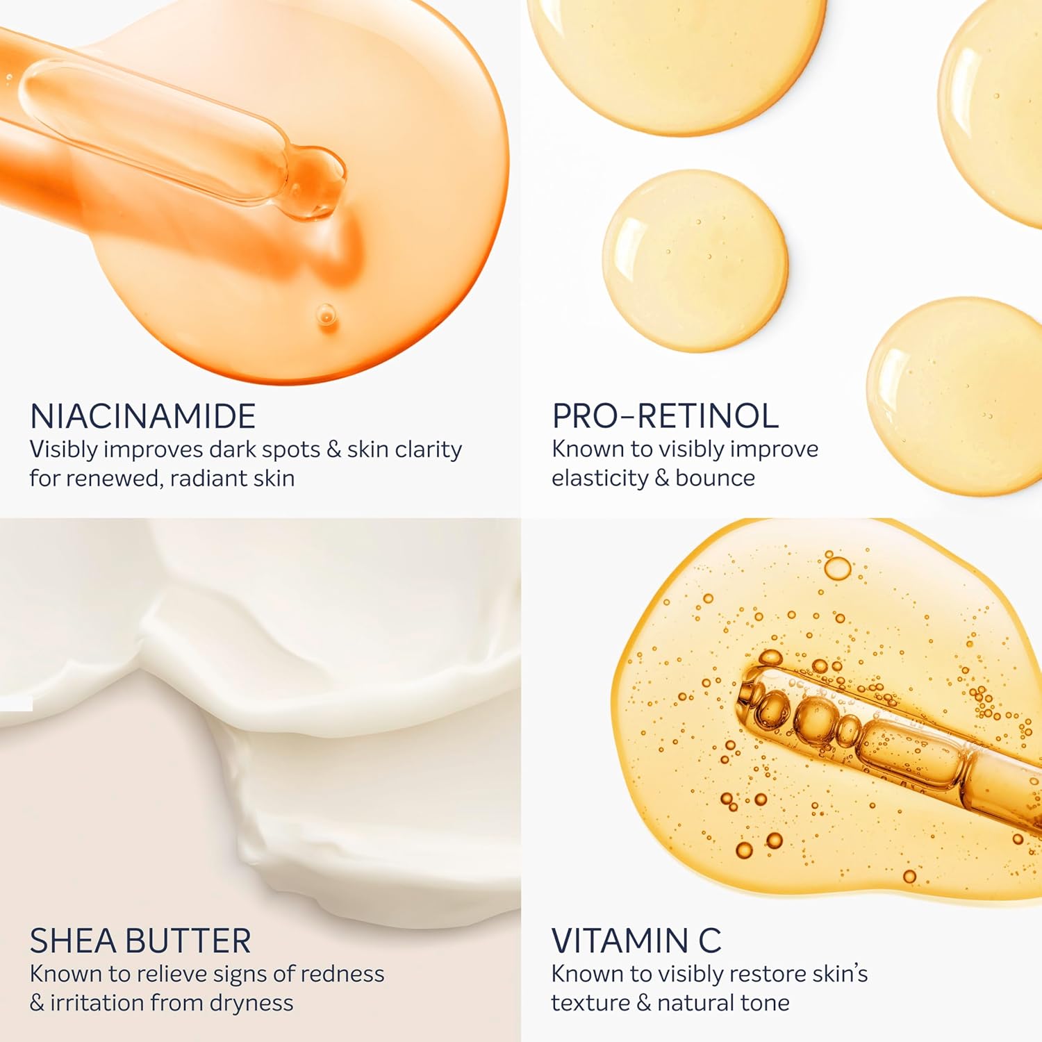Dove Body Cream Serum Niacinamide + Even Tone for Dark Spots and Uneven Tone with Vitamin C, Pro-Retinol and Shea Butter Lotion, 8 oz - Image 6