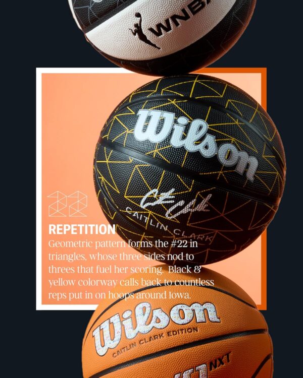 WILSON Caitlin Clark Repetition Basketballs - Image 3